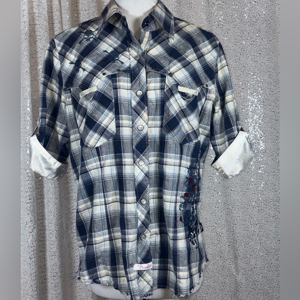 Fender Embroidered Pearl Snap Shirt